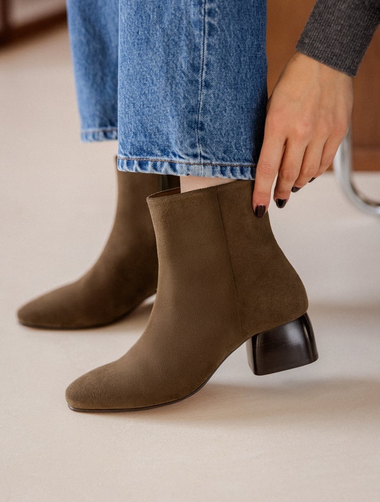 Bottines Janis Brun Kaki