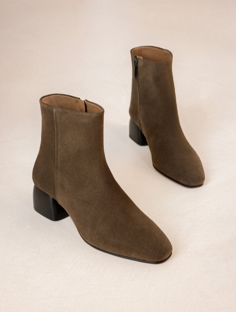 Bottines Janis Brun Kaki
