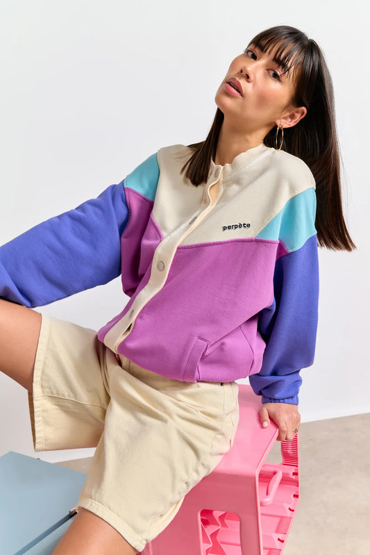 Gilet Sweat Jesse Mauve