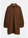 Robe overzise Keagan marron