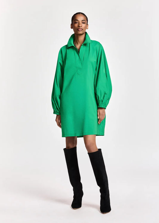 Robe overzise Keagan vert
