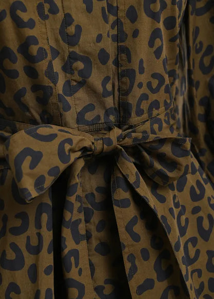 Robe Keto léopard kaki