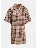 Robe Kooky à carreaux marron