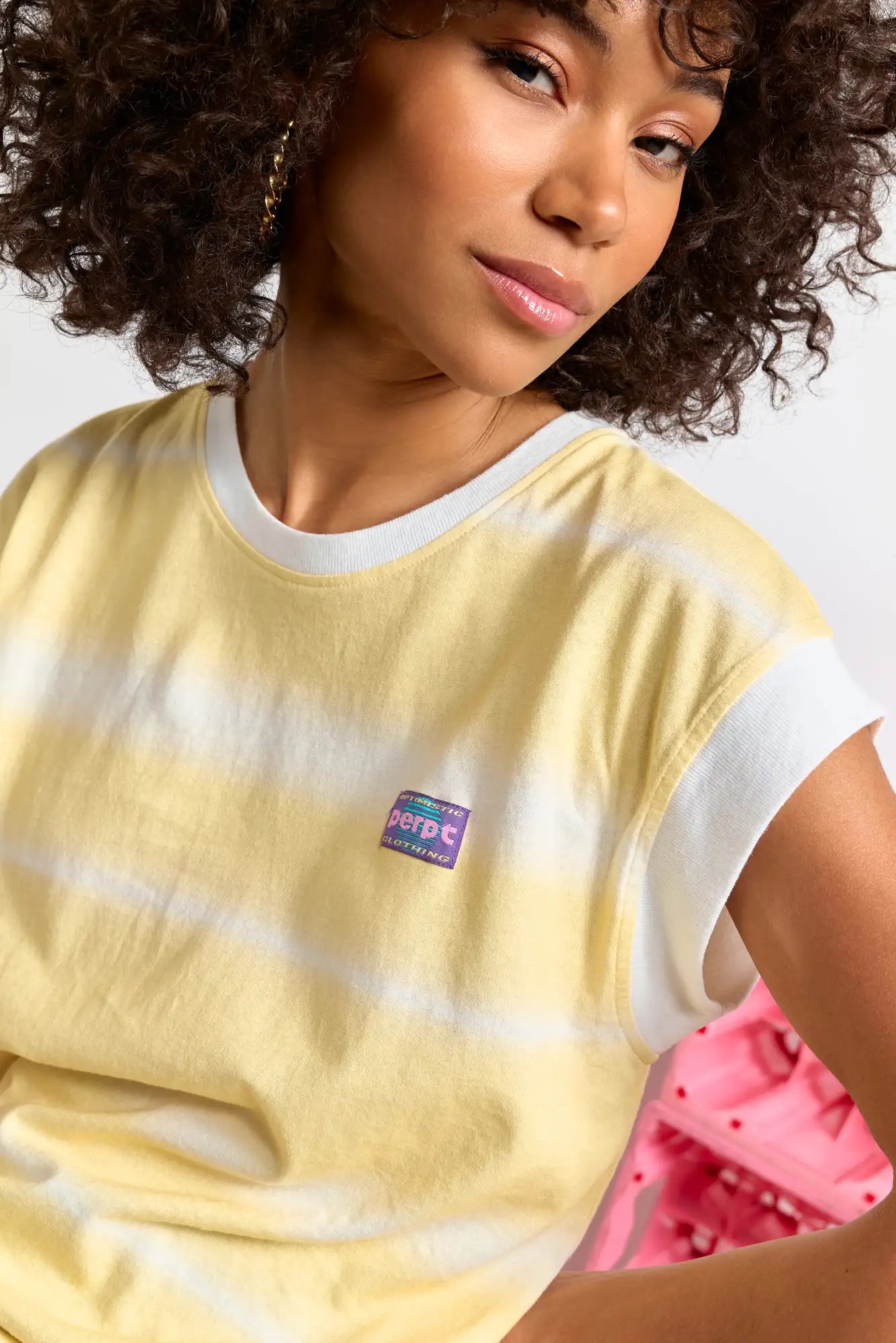 T-shirt Lisa Jaune