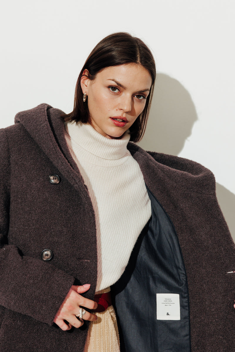 Manteau Ricoux marron