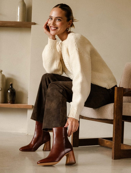 Bottines Norma châtaigne