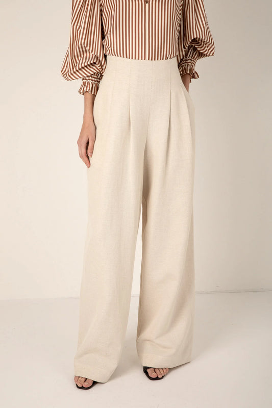 Pantalon Nellie écru