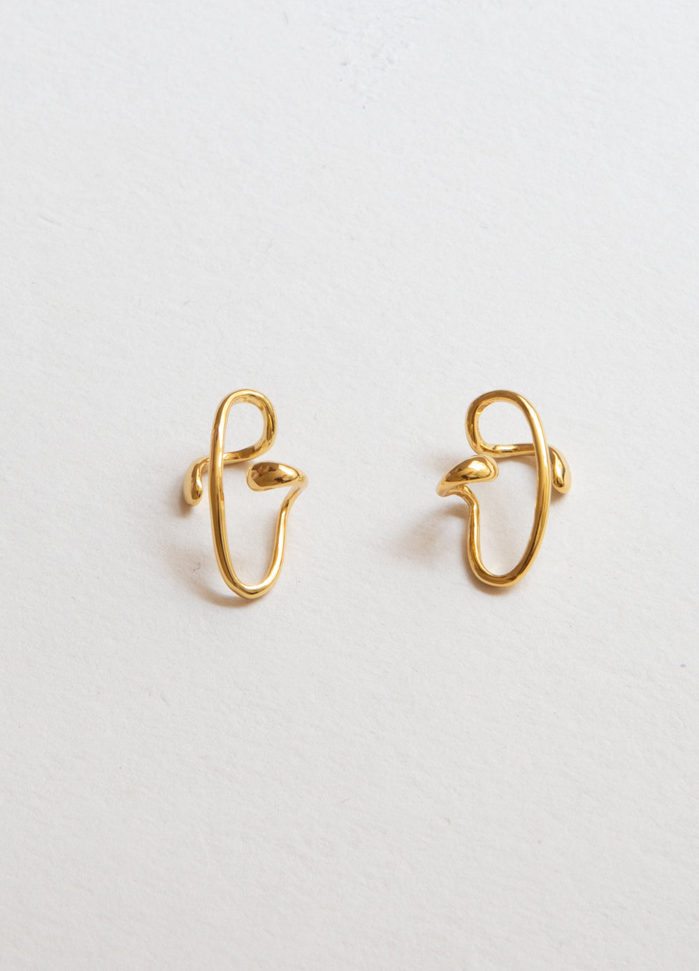 EARCUFF OR vermeil 18 carats STERLING