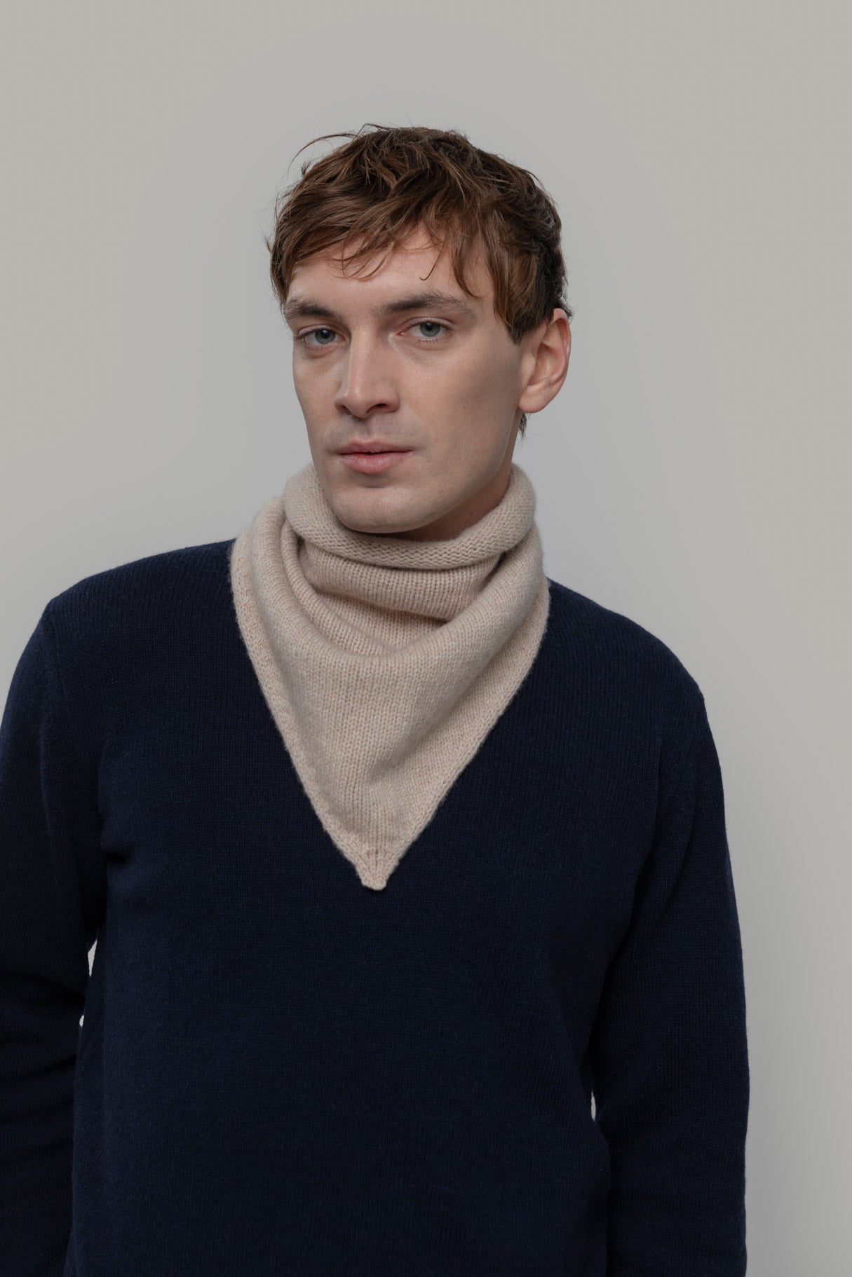 Foulard bandana Beige