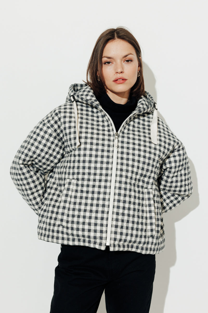 Blouson cognassier vichy