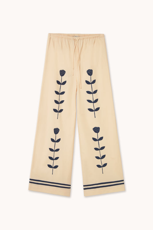 Pantalon léger fleuri n°776