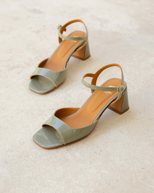Sandales Vahina vert d'eau