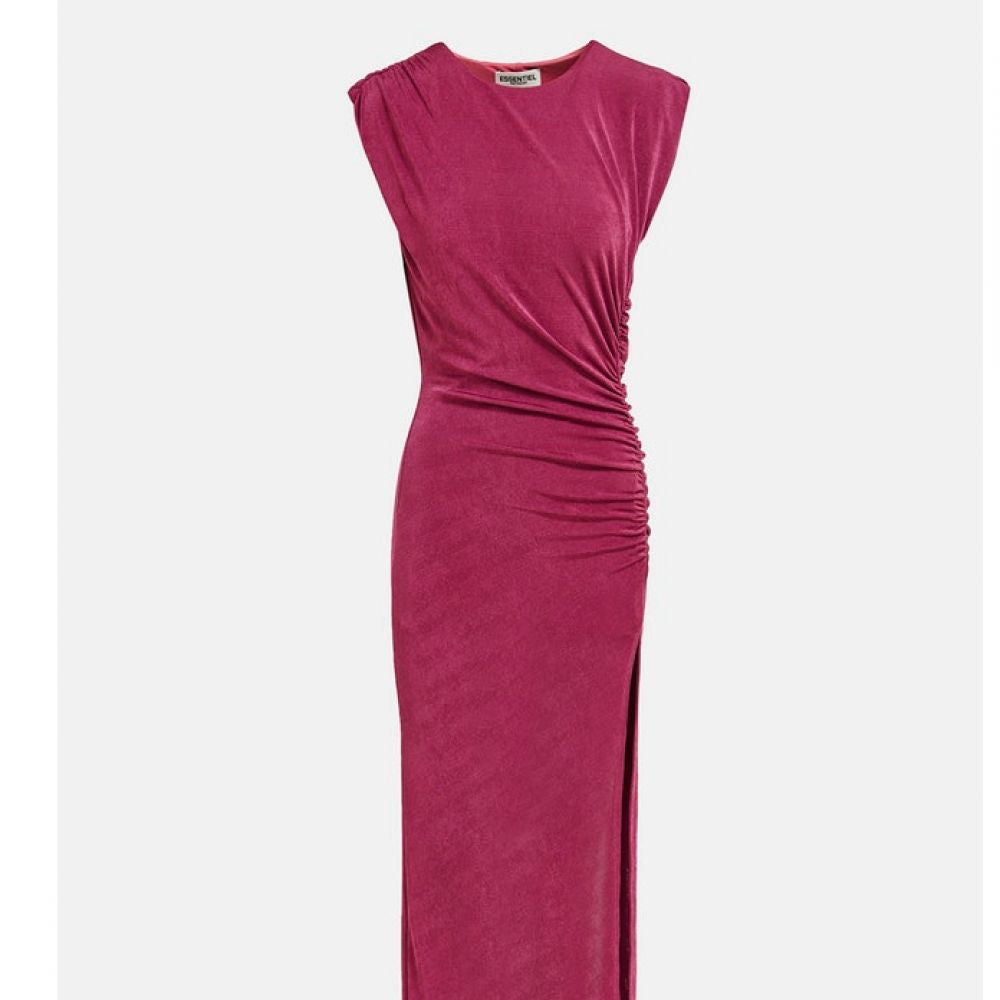 Robe framboise fourreau