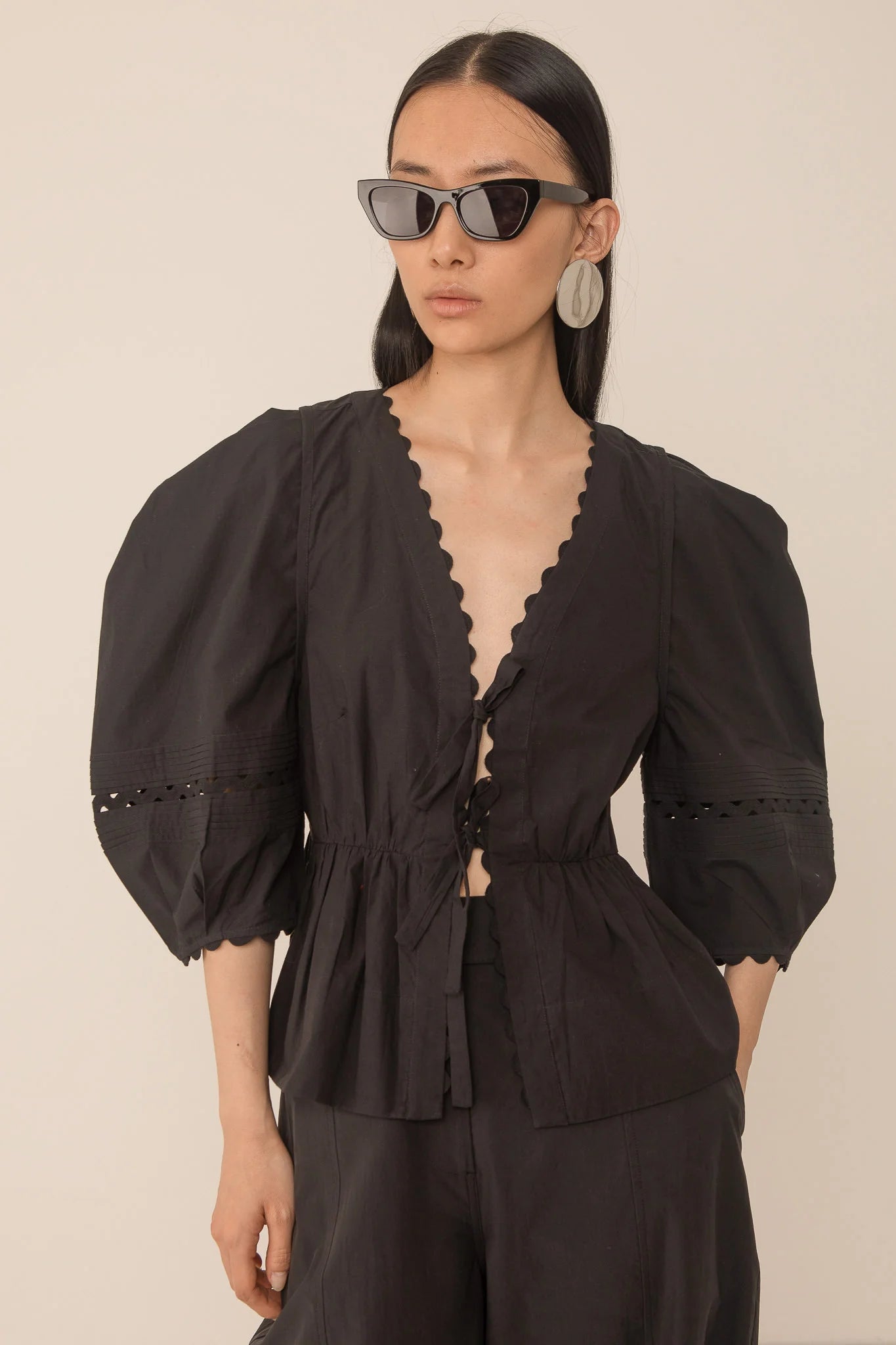 Blouse Carlotta noire