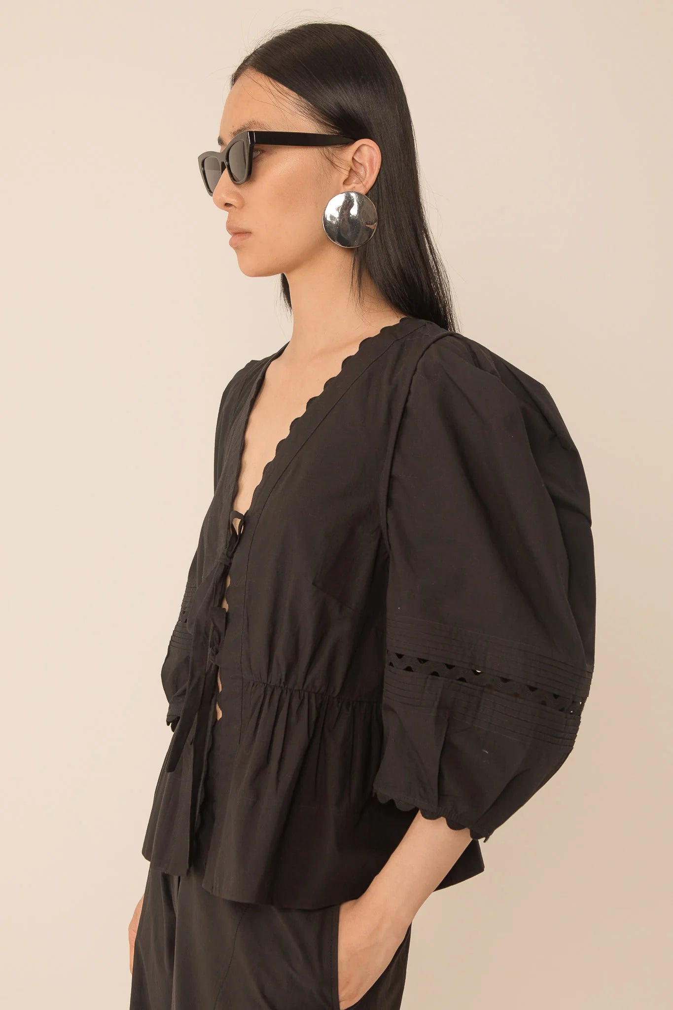 Blouse Carlotta noire