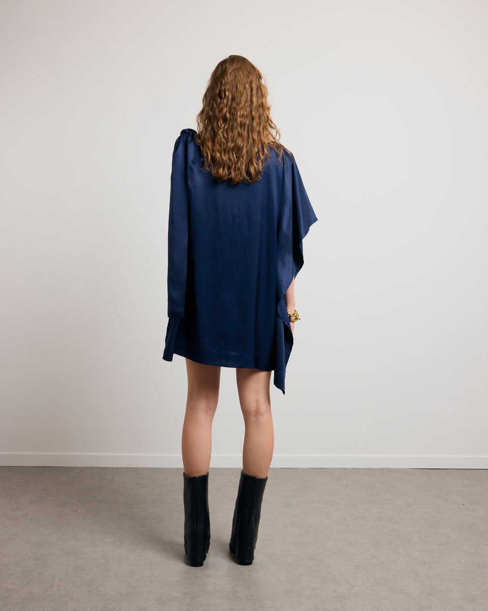 Robe Cartney bleu minuit