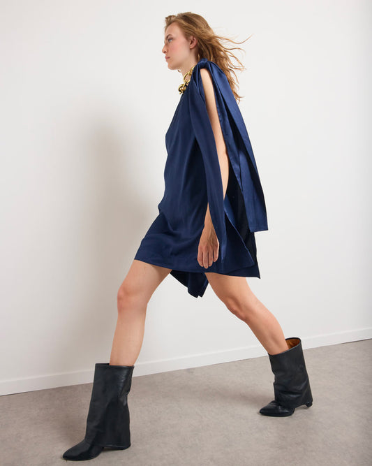 Robe Cartney bleu minuit