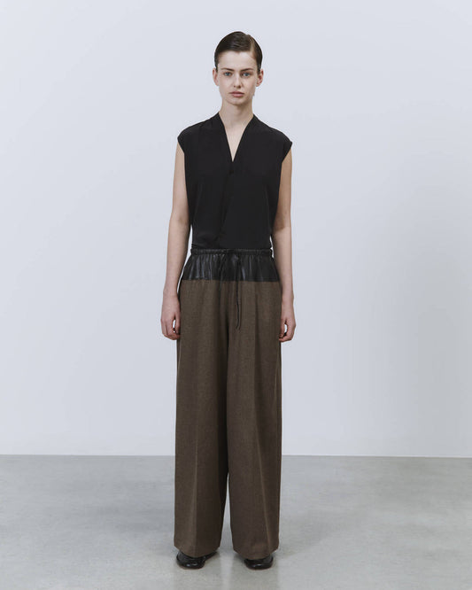 Pantalon Flanella Taupe A5047
