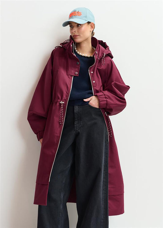 Manteau Identify bordeau