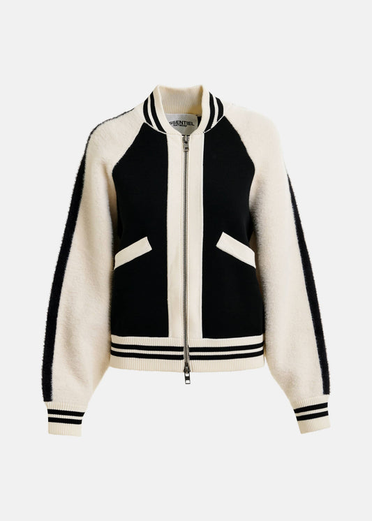 Veste Idol blanche et noire