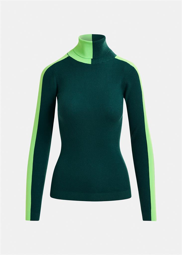 Pull Iffort vert/jaune