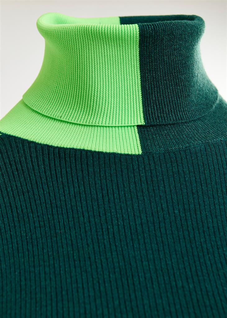Pull Iffort vert/jaune