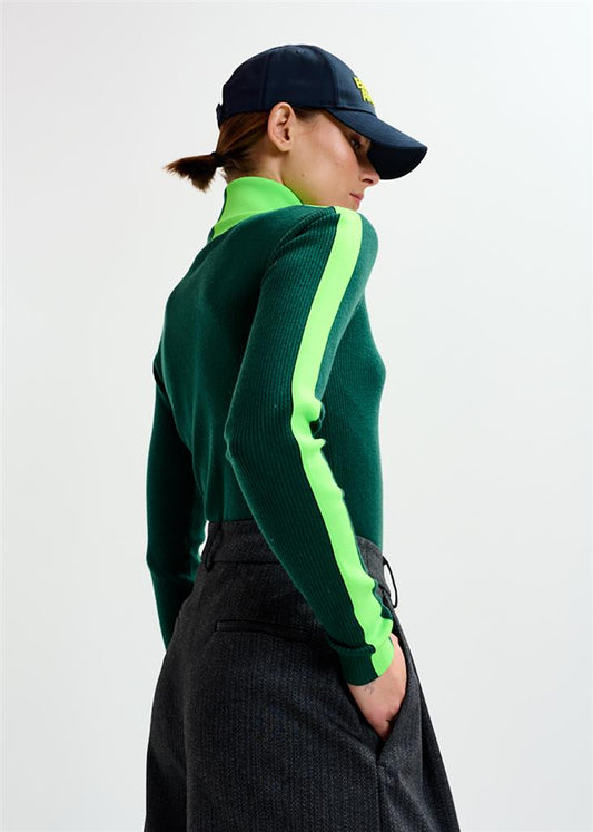 Pull Iffort vert/jaune