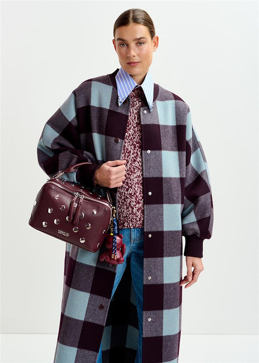 manteau Ifit marron/bleu