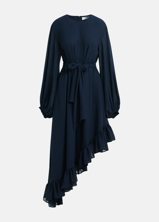 Robe Iflower bleu marine
