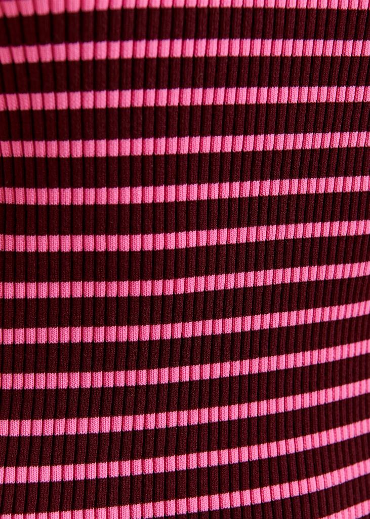 Pull Ifrancis rose/bordeau