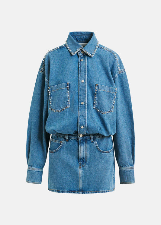 Robe Ilene en jean foncé