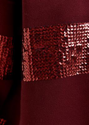 Polo à sequin Illuminati bordeaux