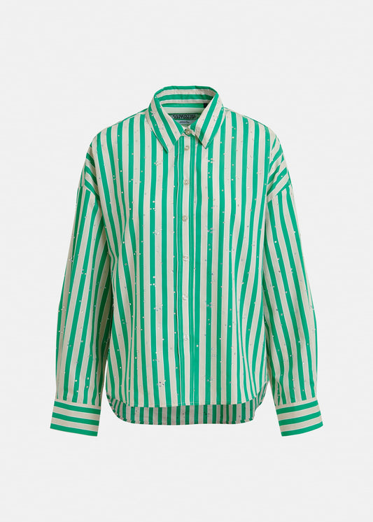 Chemise rayée Jelief blanche