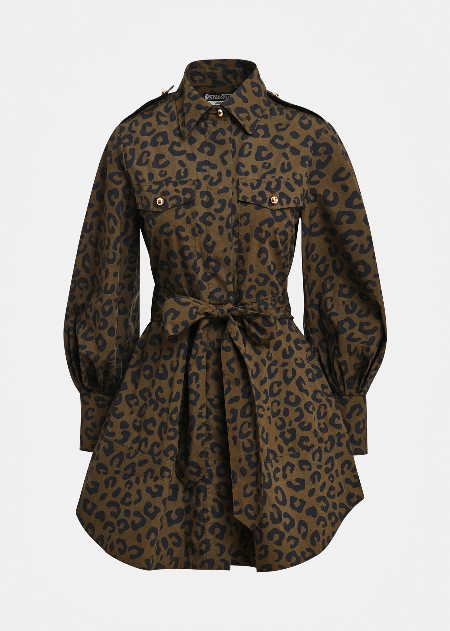 Robe Keto léopard marron