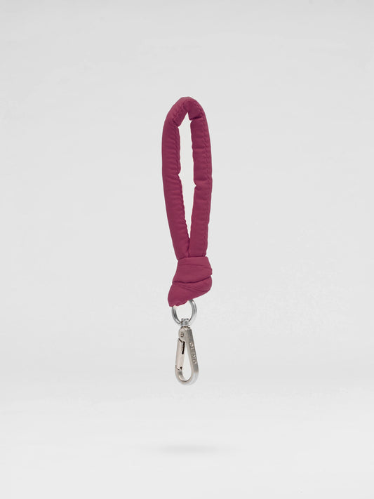 Porte clés Puffy cerise