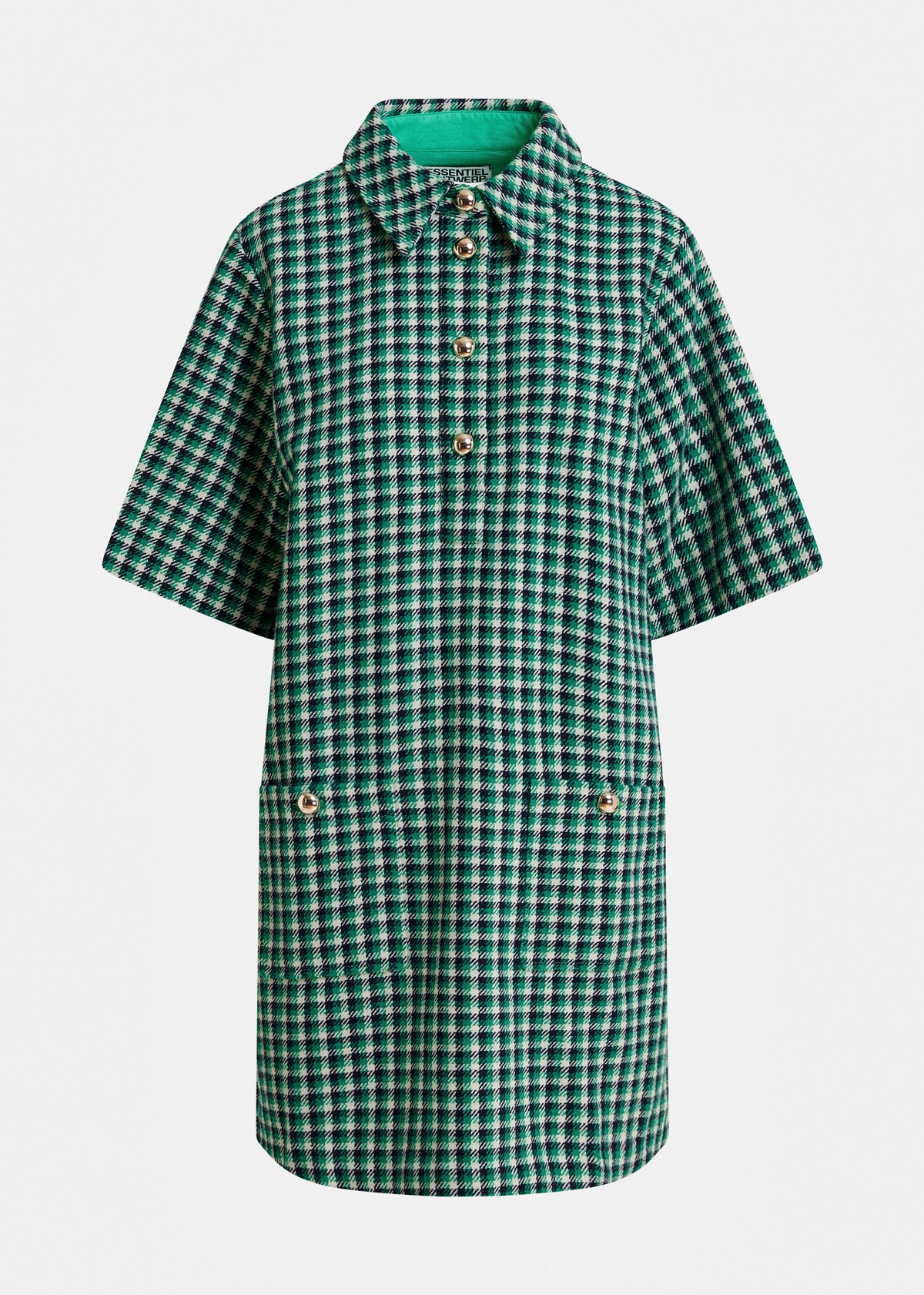 Robe Kooky à carreaux verts
