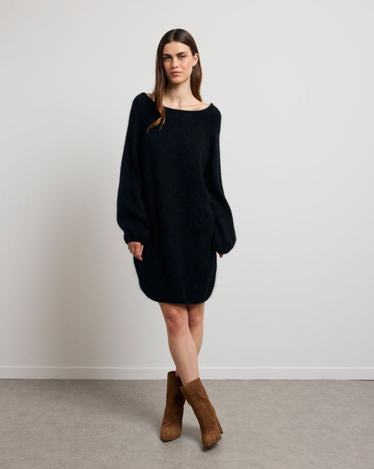Robe courte lauper noire