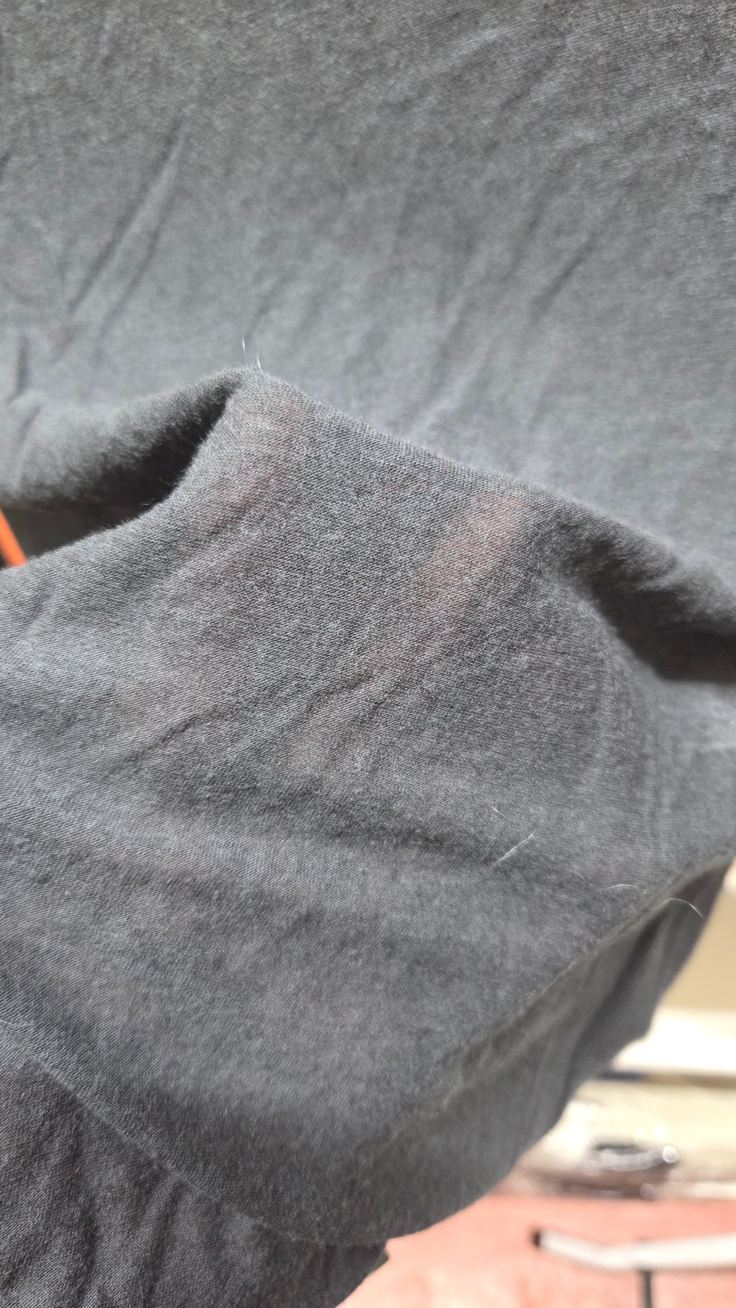 Sous pull col roulé noir gris
