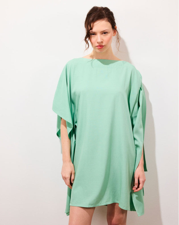 Robe Kimono vert amande