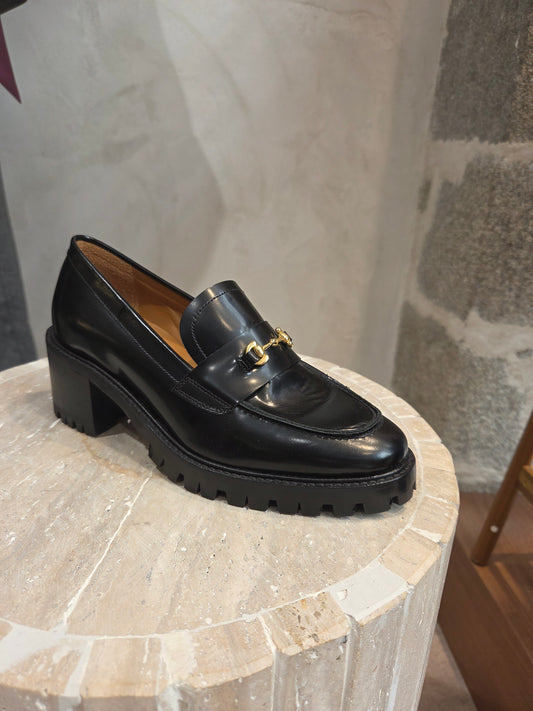 Mocassins n°84 - Cuir polido - Noir