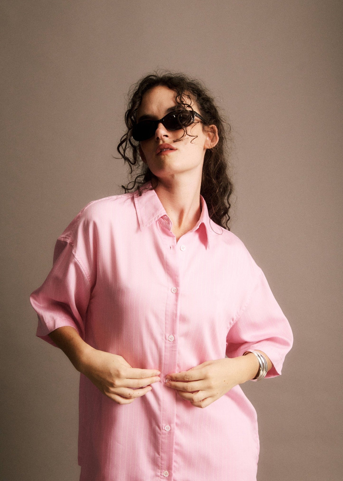 Chemise Lenny rose