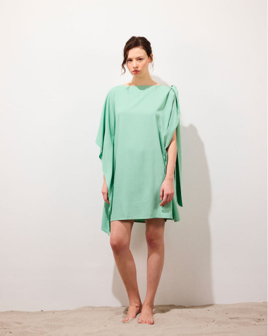 Robe Kimono vert amande