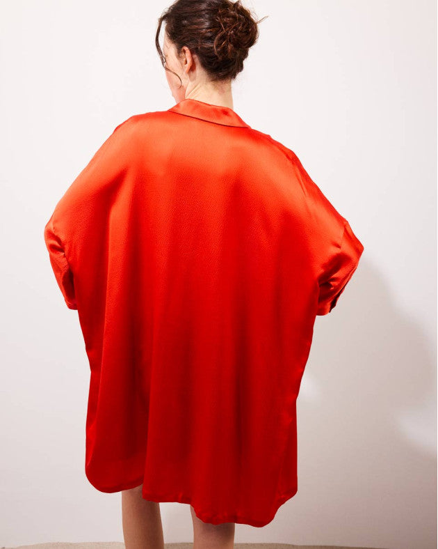 Robe courte Manon orange