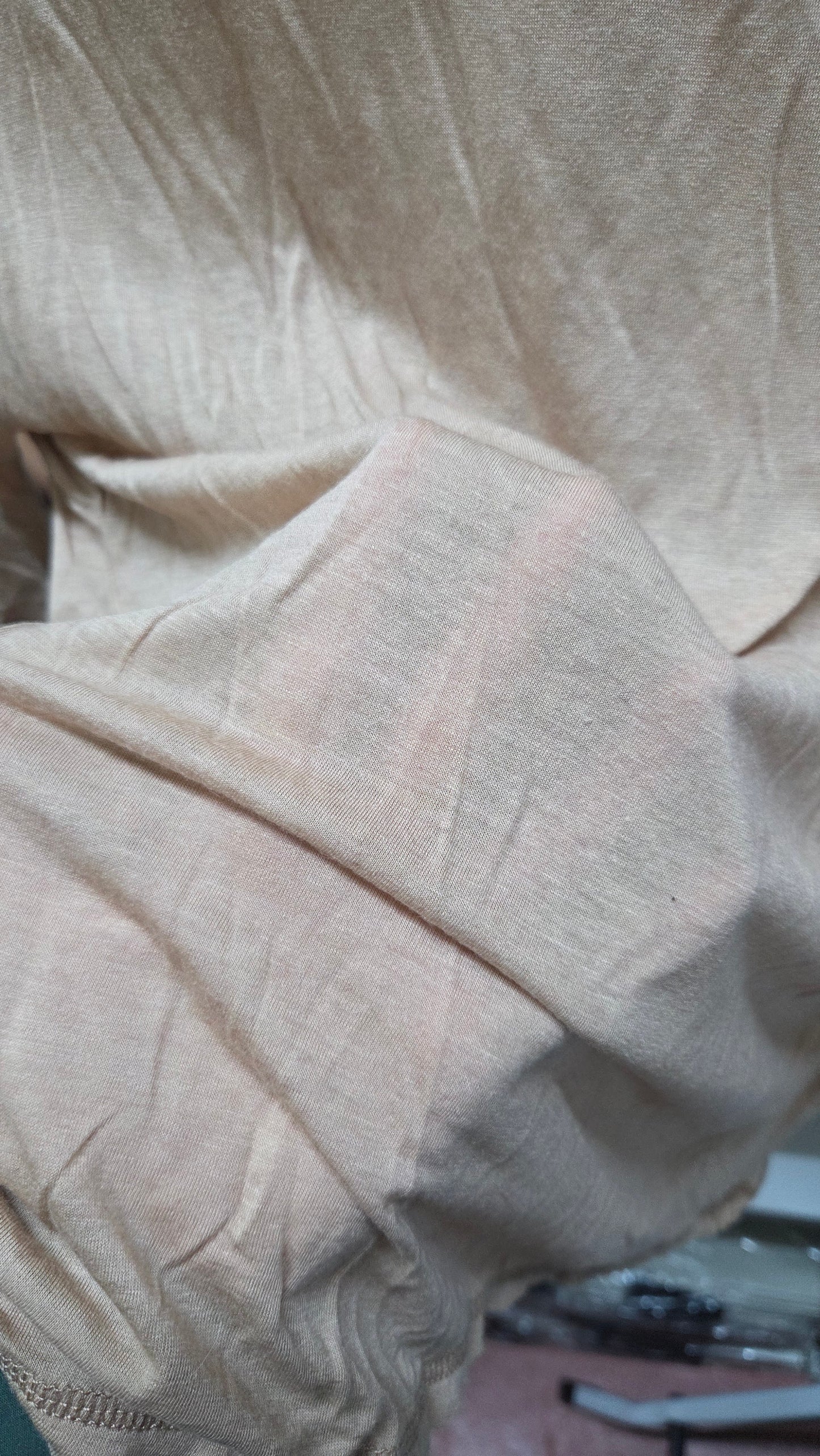 Sous pull col roulé beige