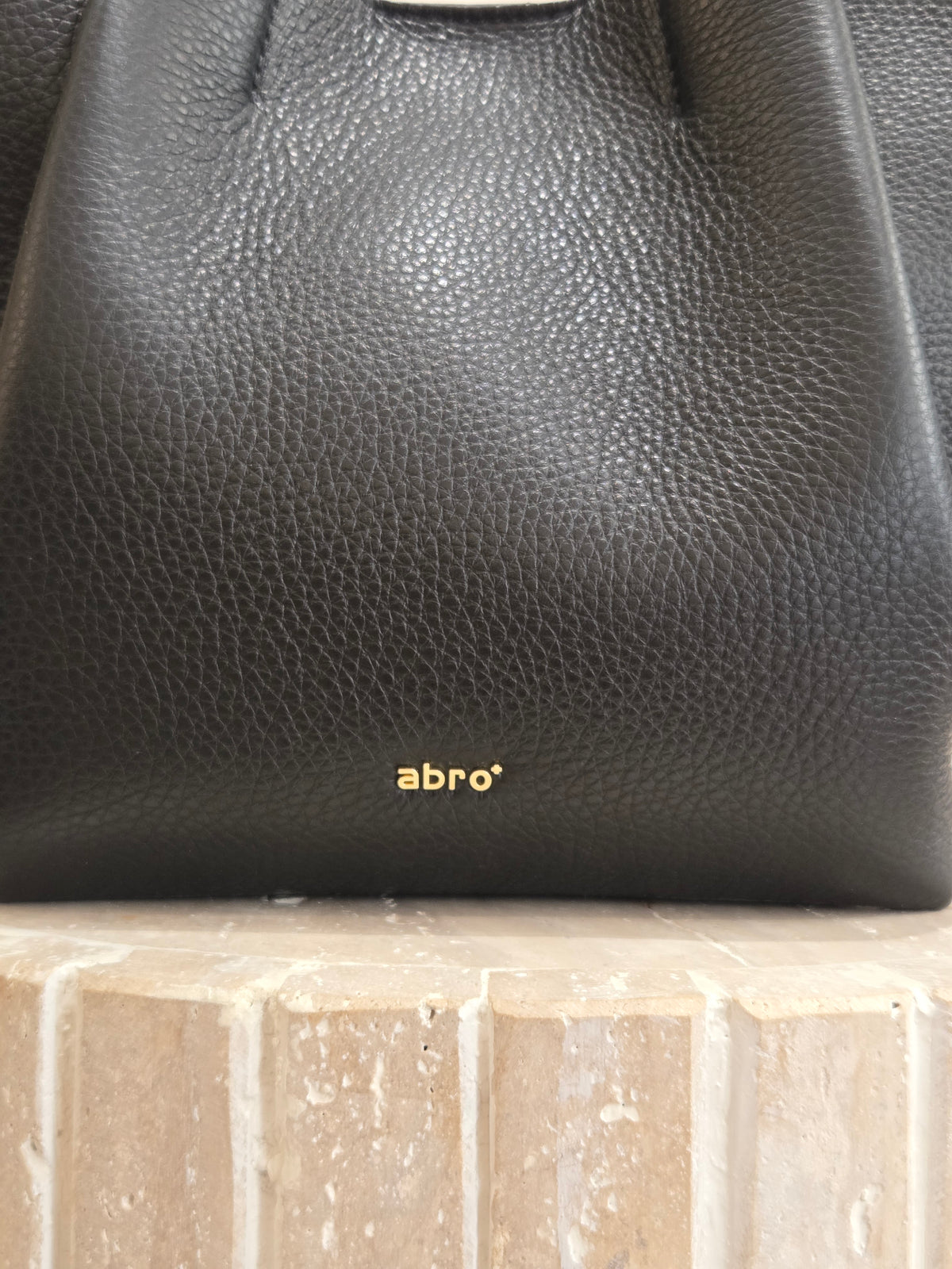 Sac shopping essential petit cuir agave noir