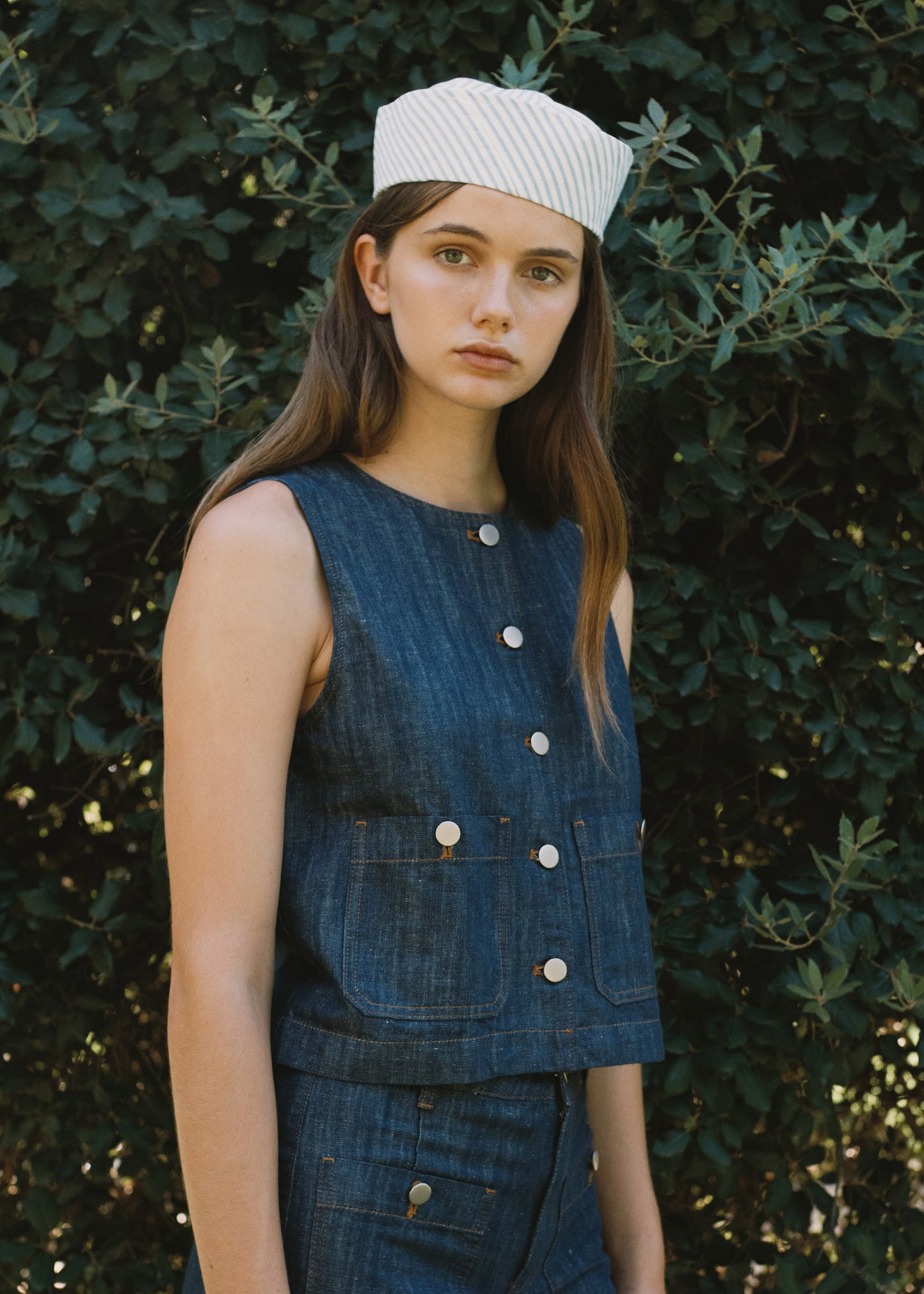 Top sans manches jean n°894