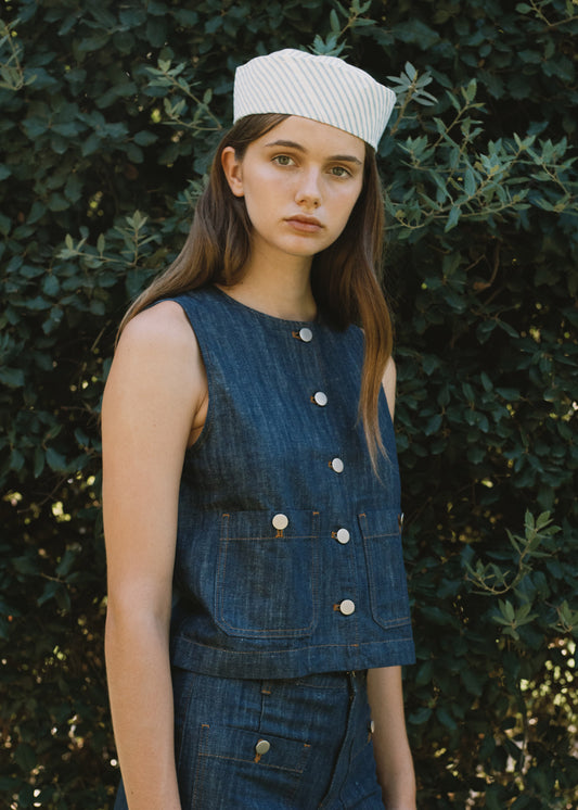 Top sans manches jean n°894
