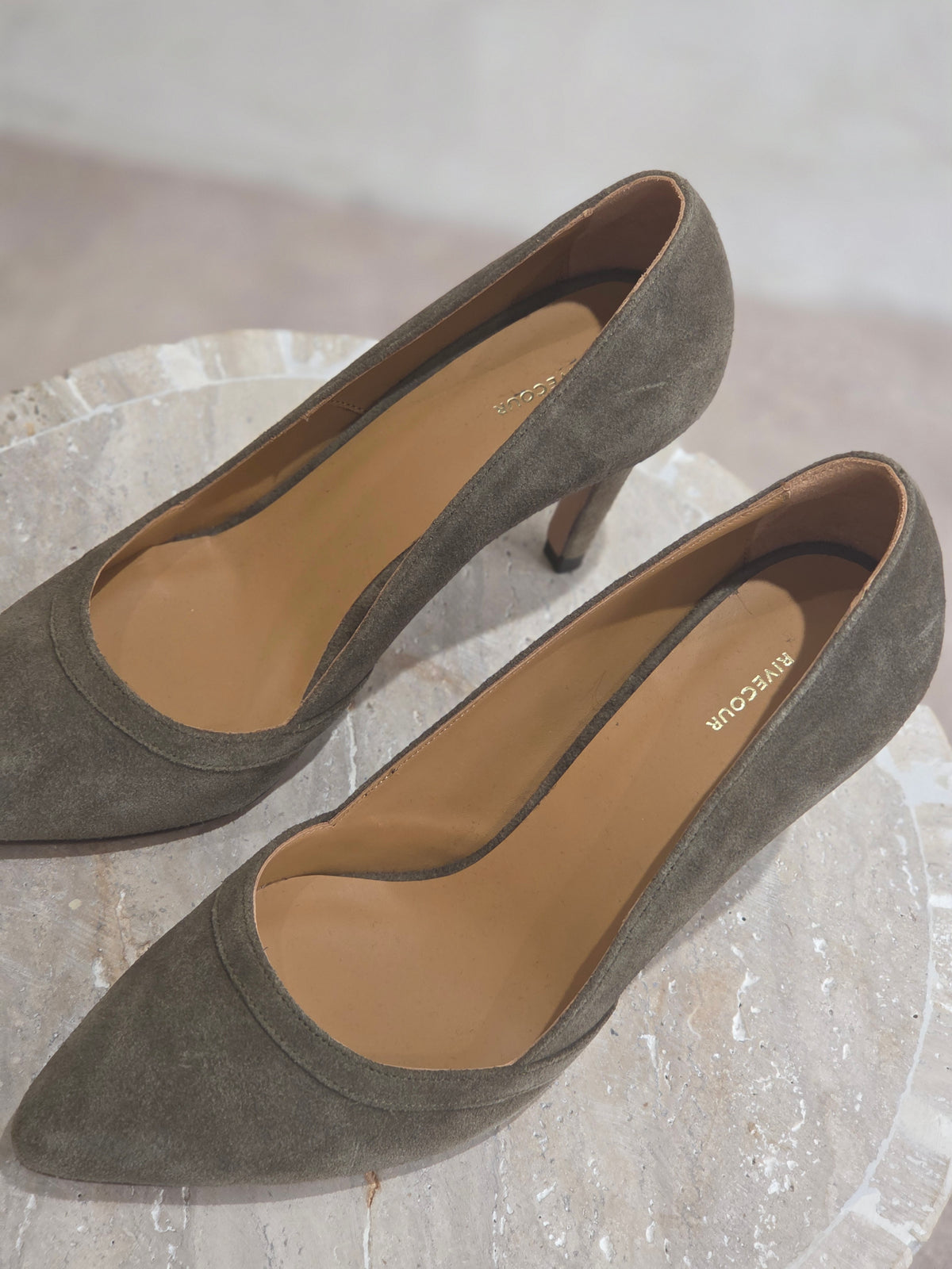 Escarpins n° 117 kaki