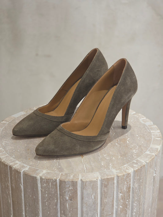 Escarpins n° 117 kaki