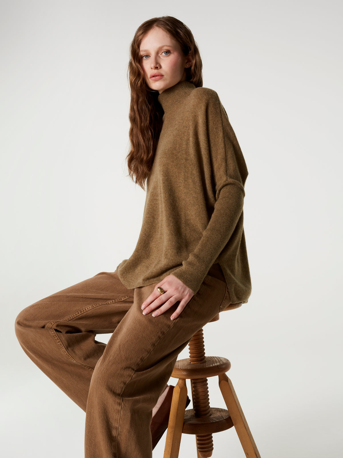 Pull Cachemire Clara Bronze